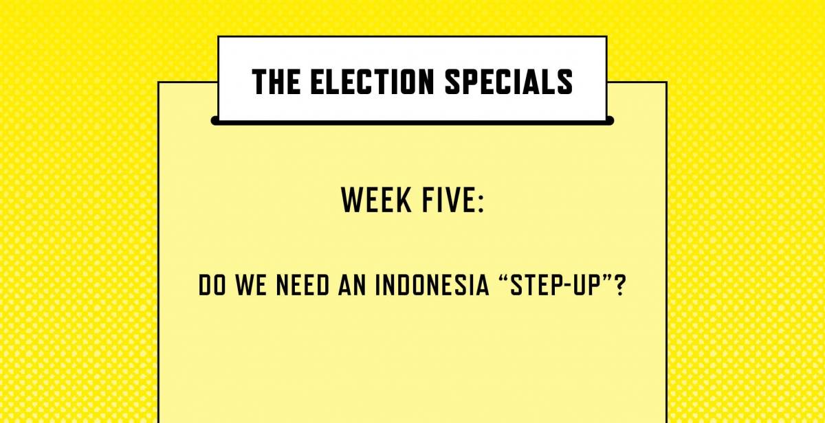 DO WE NEED AN INDONESIA “STEP-UP”?